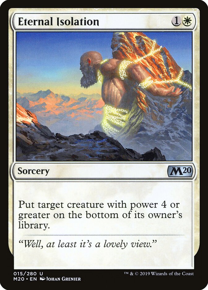 Isolamento Eterno / Eternal Isolation - Magic: The Gathering - MoxLand
