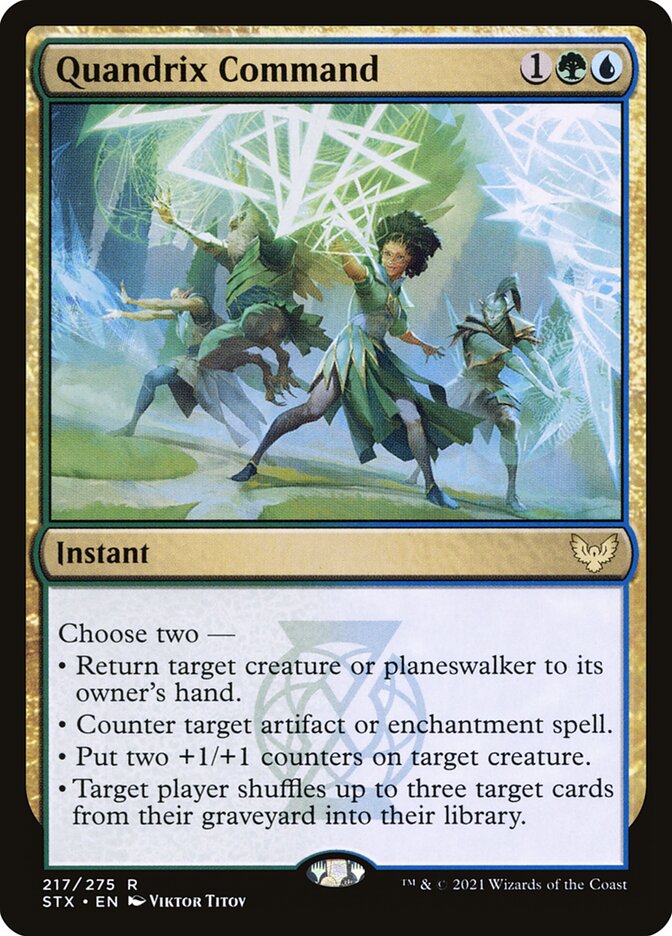Comando de Quandrix / Quandrix Command - Magic: The Gathering - MoxLand