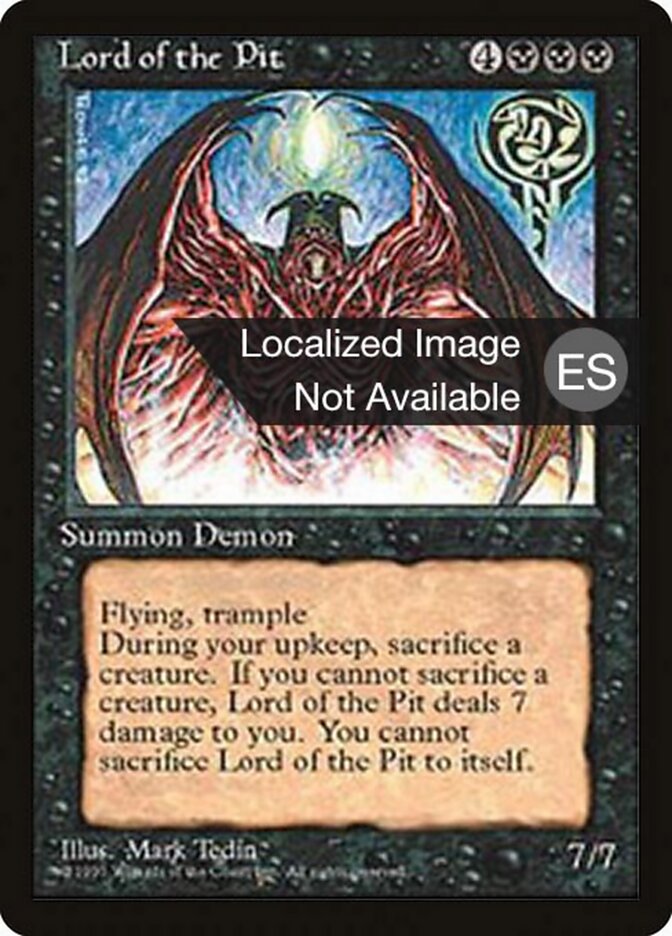 Senhor das Profundezas / Lord of the Pit - Magic: The Gathering - MoxLand