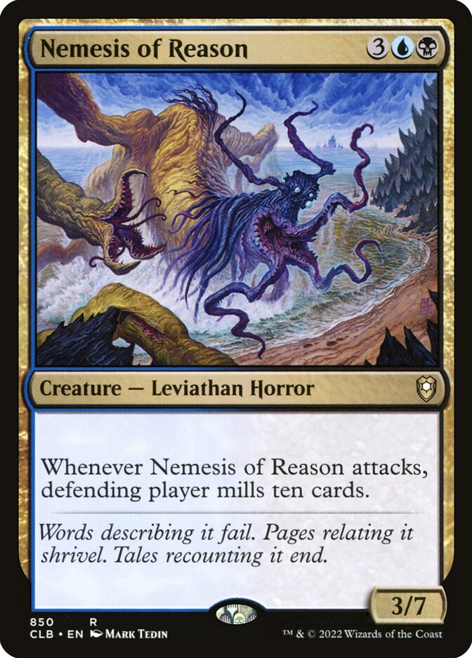 Nêmesis da Razão / Nemesis of Reason - Magic: The Gathering - MoxLand