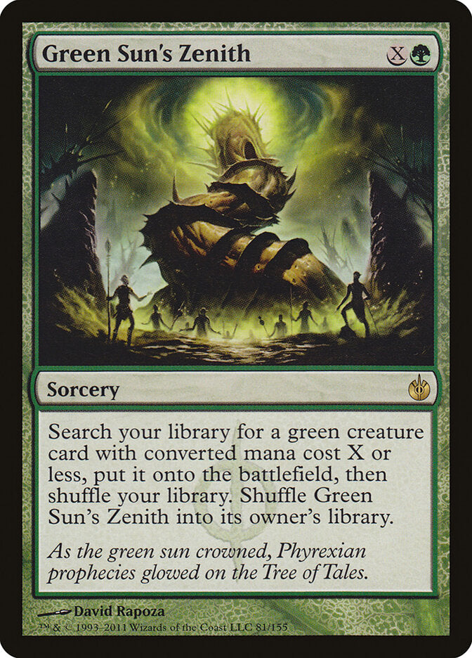 Zênite do Sol Verde / Green Sun's Zenith - Magic: The Gathering - MoxLand