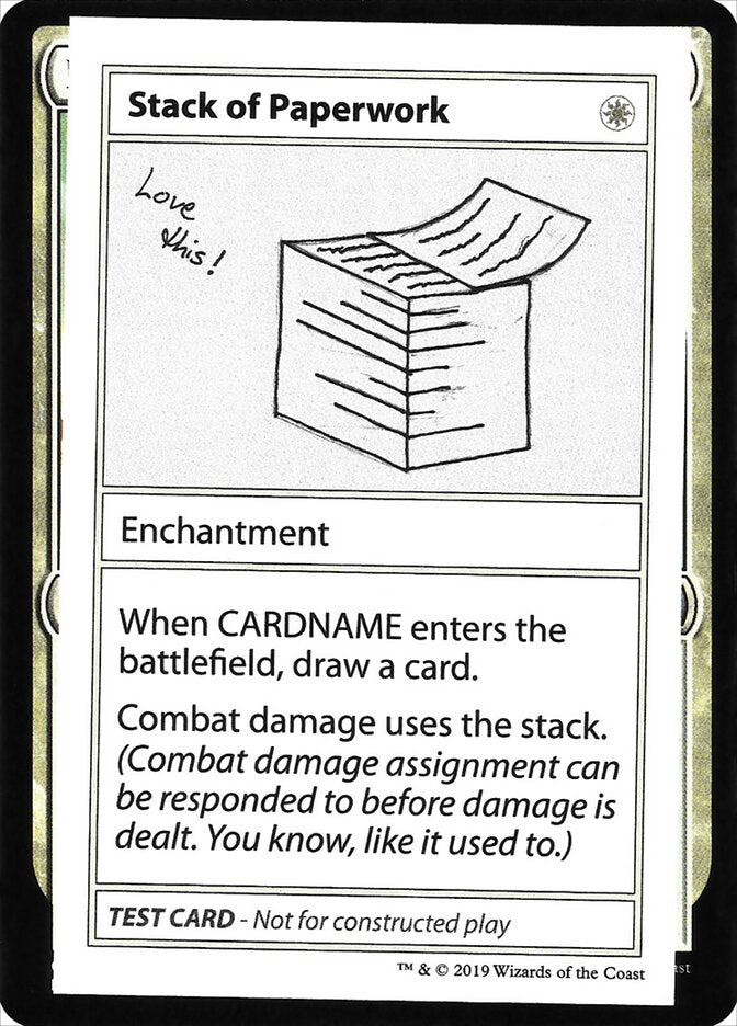 Stack of Paperwork - Magic: The Gathering - MoxLand