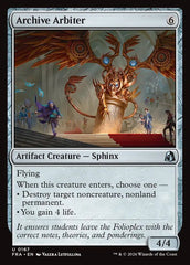 Archive Arbiter