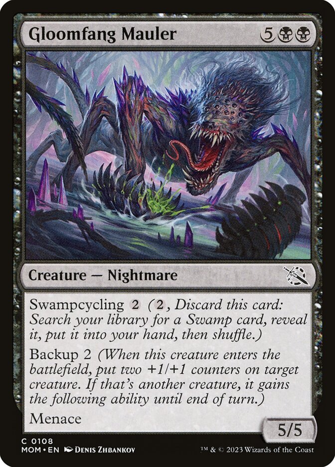 Esmagador dos Dentes Macabros / Gloomfang Mauler - Magic: The Gathering - MoxLand
