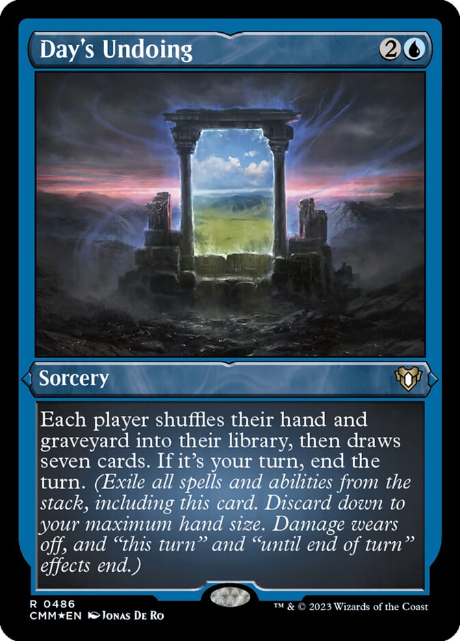 Desfazer do Dia / Day's Undoing - Magic: The Gathering - MoxLand