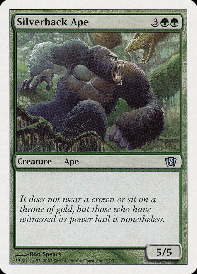 Silverback Ape - Magic: The Gathering - MoxLand