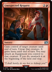 Pedido Inesperado / Unexpected Request - Magic: The Gathering - MoxLand