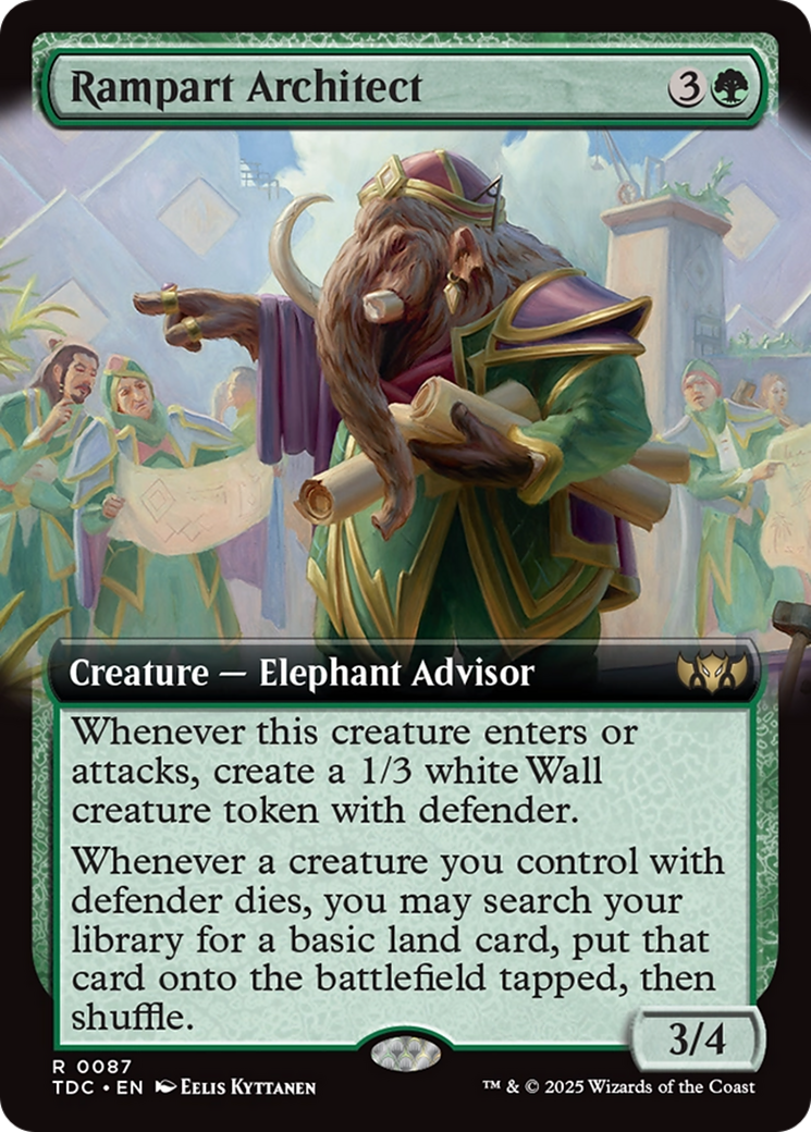 Rampart Architect - Magic: The Gathering - MoxLand