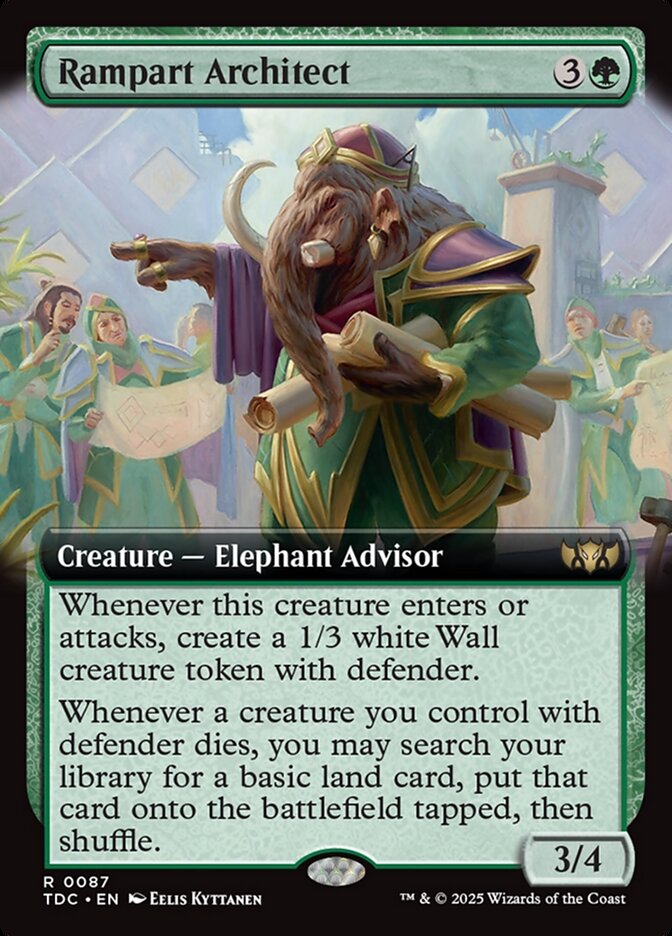 Rampart Architect - Magic: The Gathering - MoxLand