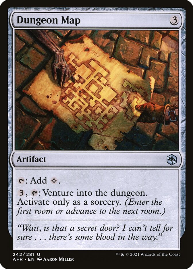 Mapa da Masmorra / Dungeon Map - Magic: The Gathering - MoxLand
