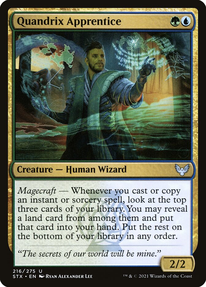 Aprendiz de Quandrix / Quandrix Apprentice - Magic: The Gathering - MoxLand
