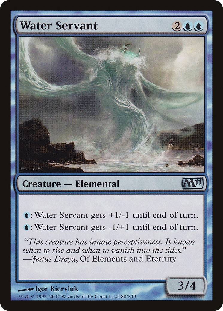 Servo da Água / Water Servant - Magic: The Gathering - MoxLand