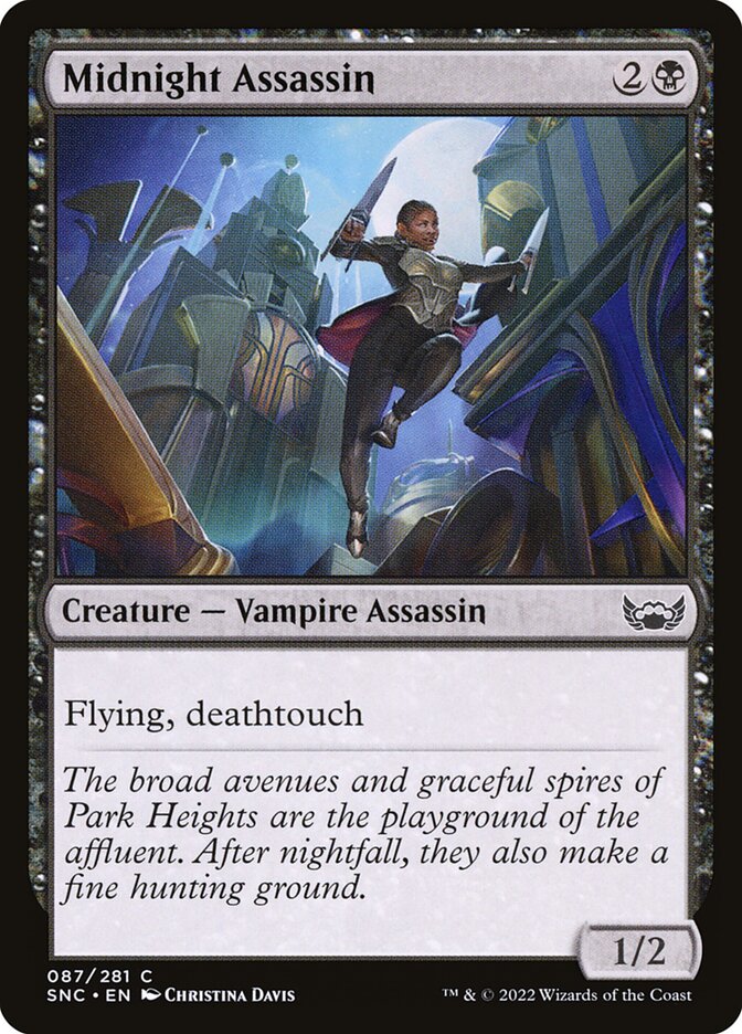 Assassina da Meia-noite / Midnight Assassin - Magic: The Gathering - MoxLand
