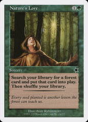 Sabedoria da Natureza / Nature's Lore - Magic: The Gathering - MoxLand