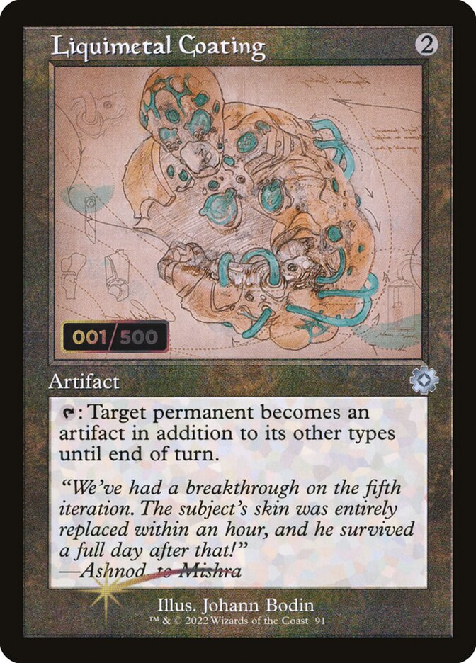 Revestimento Liquometálico / Liquimetal Coating - Magic: The Gathering - MoxLand
