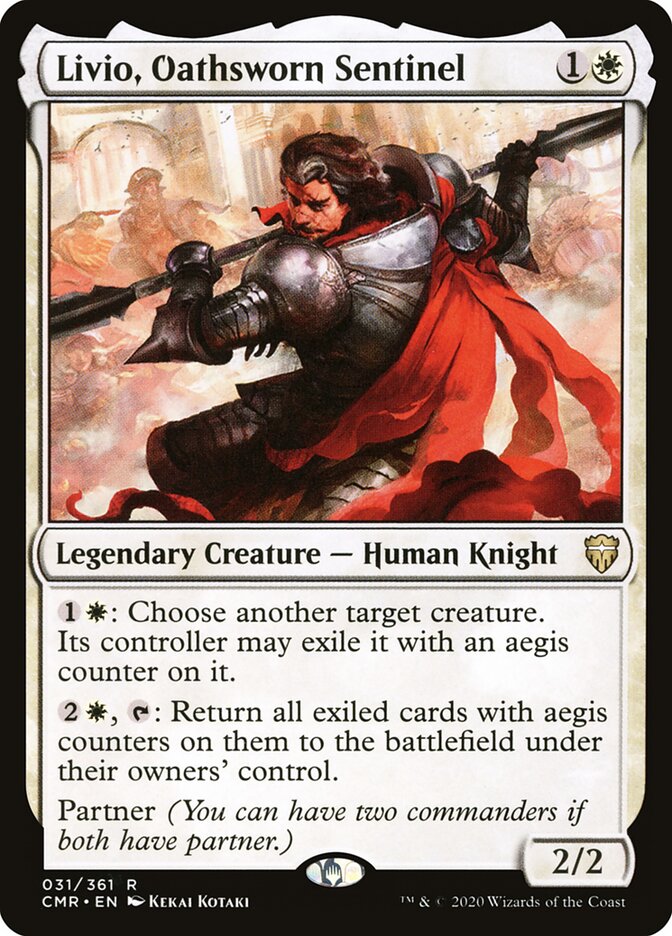 Lívio, Sentinela Jurada / Livio, Oathsworn Sentinel - Magic: The Gathering - MoxLand