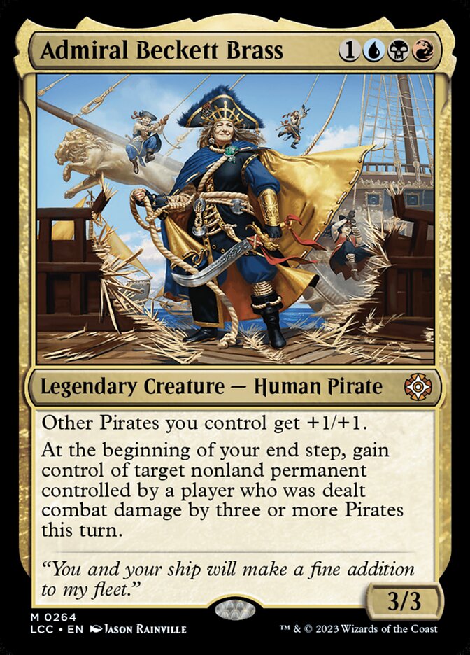 Almirante Beckett Bronze / Admiral Beckett Brass - Magic: The Gathering - MoxLand