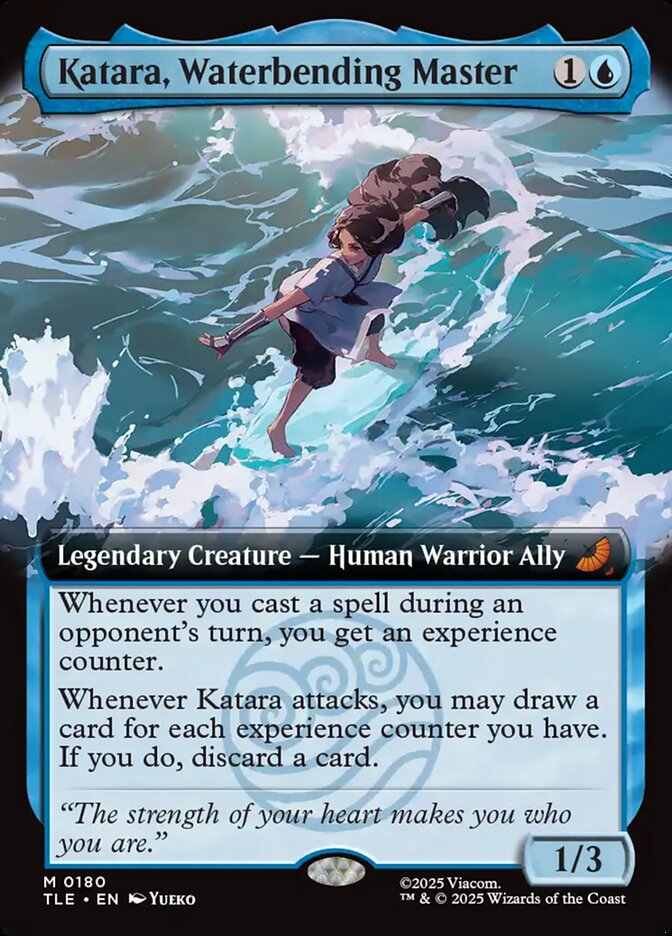 Katara, Mestra da Dobra de Água / Katara, Waterbending Master - Magic: The Gathering - MoxLand