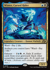 Winter, Piloto Amaldiçoado / Winter, Cursed Rider - Magic: The Gathering - MoxLand