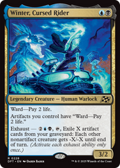Winter, Piloto Amaldiçoado / Winter, Cursed Rider - Magic: The Gathering - MoxLand