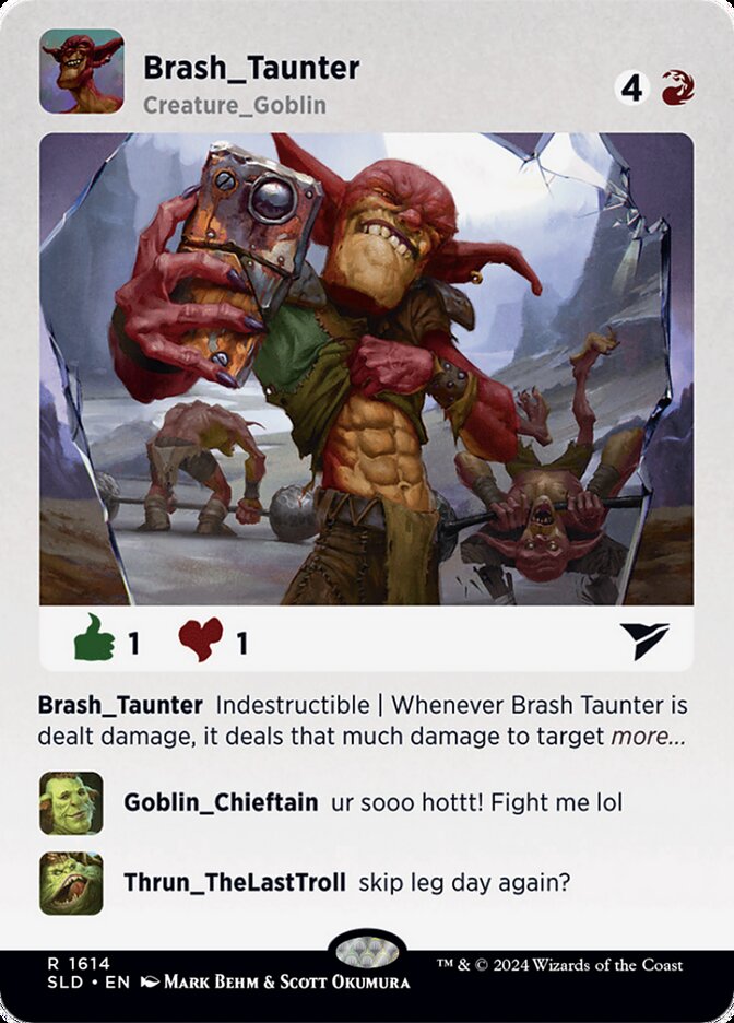 Provocador Petulante / Brash Taunter - Magic: The Gathering - MoxLand