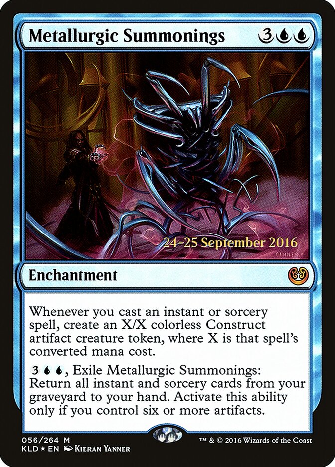 Invocações Metalúrgicas / Metallurgic Summonings - Magic: The Gathering - MoxLand