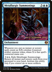 Invocações Metalúrgicas / Metallurgic Summonings - Magic: The Gathering - MoxLand