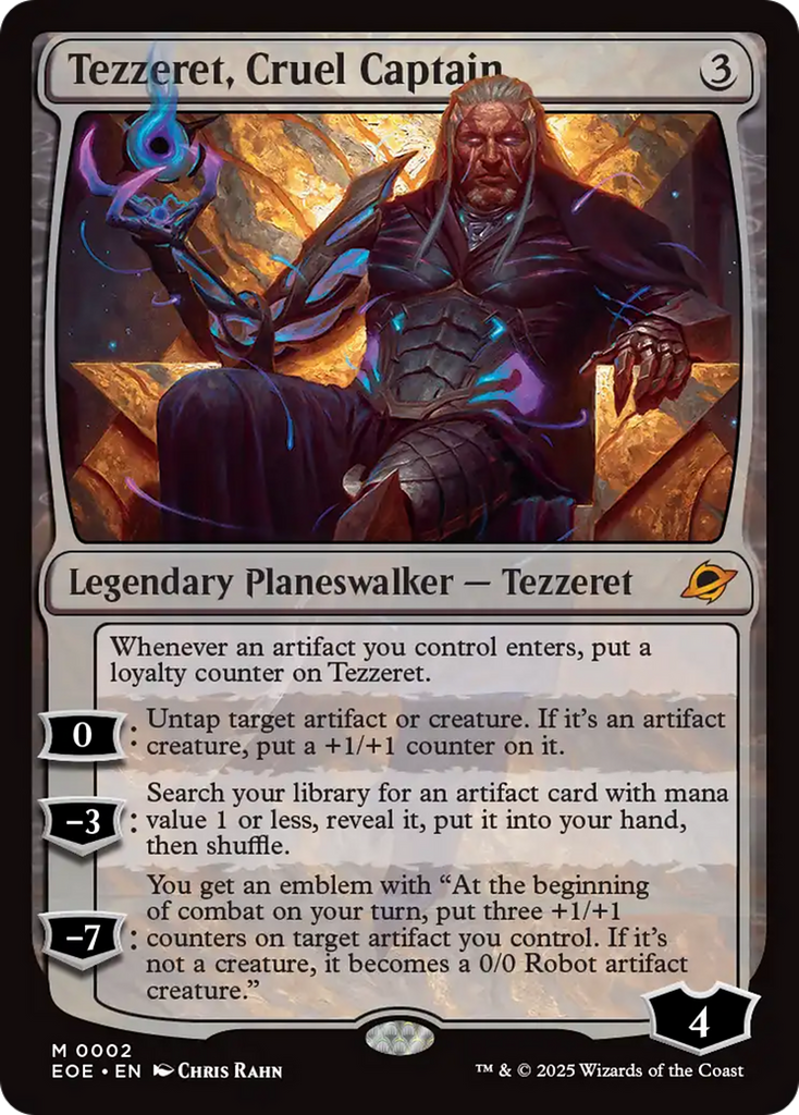 Tezzeret, Capitão Cruel / Tezzeret, Cruel Captain | MoxLand