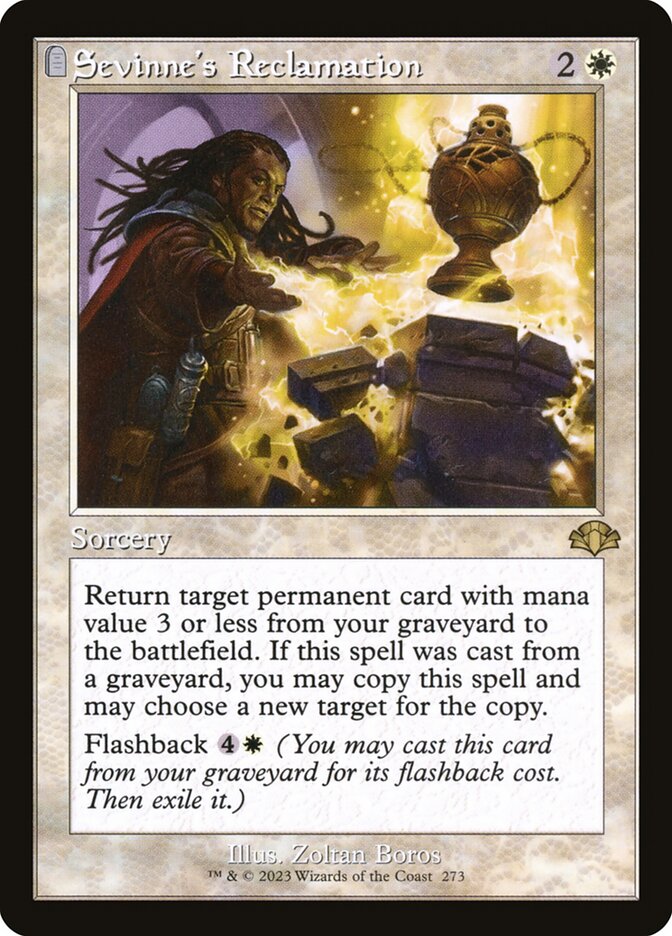 Reivindicação de Sevinne / Sevinne's Reclamation - Magic: The Gathering - MoxLand