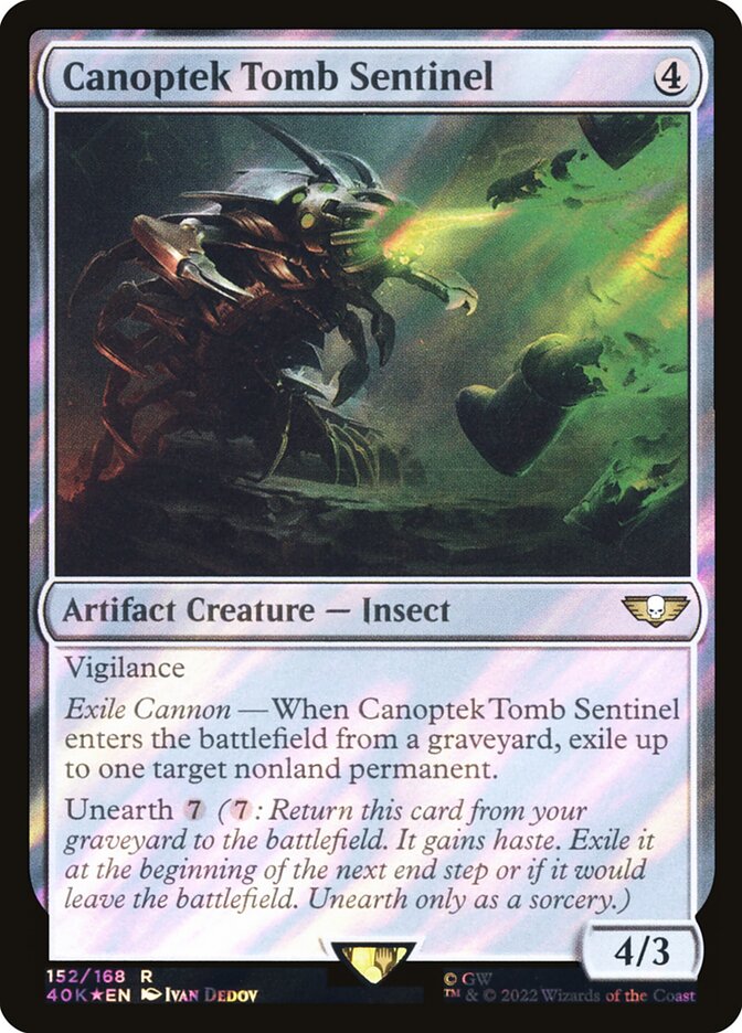 Sentinela das Tumbas Canopteca / Canoptek Tomb Sentinel - Magic: The Gathering - MoxLand