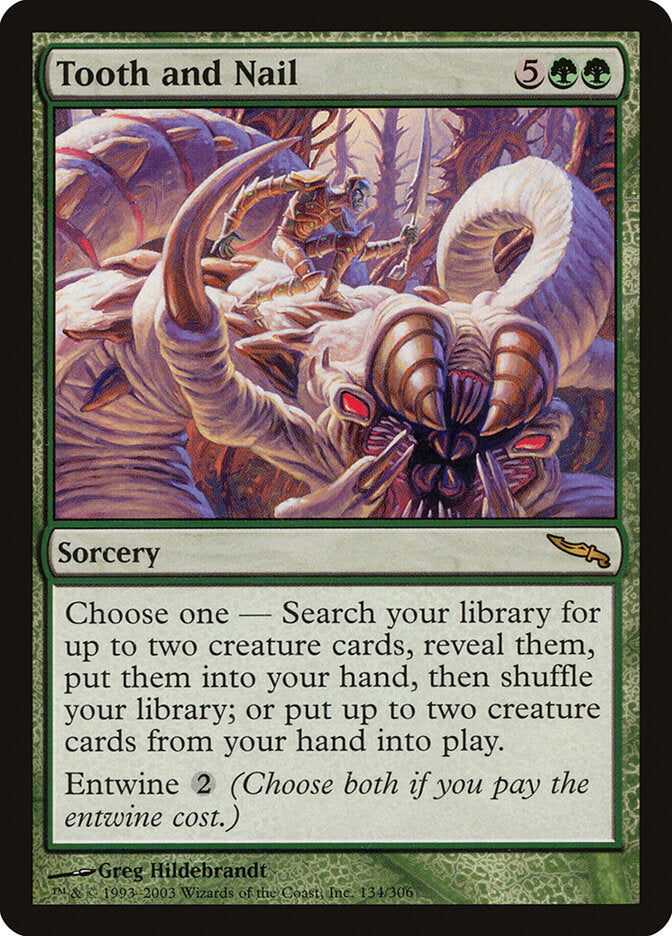 Unhas e Dentes / Tooth and Nail - Magic: The Gathering - MoxLand