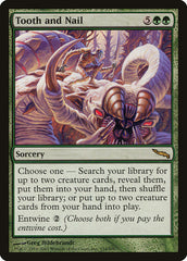Unhas e Dentes / Tooth and Nail - Magic: The Gathering - MoxLand