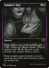 Beijo da Vampira / Vampire's Kiss - Magic: The Gathering - MoxLand