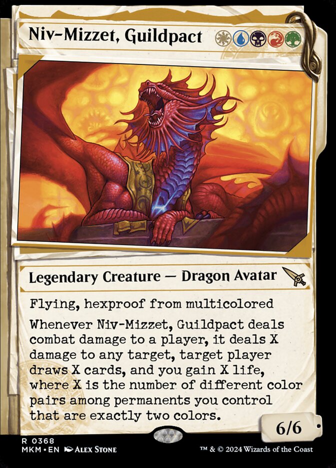 Niv-Mizzet, Pacto das Guildas / Niv-Mizzet, Guildpact - Magic: The Gathering - MoxLand