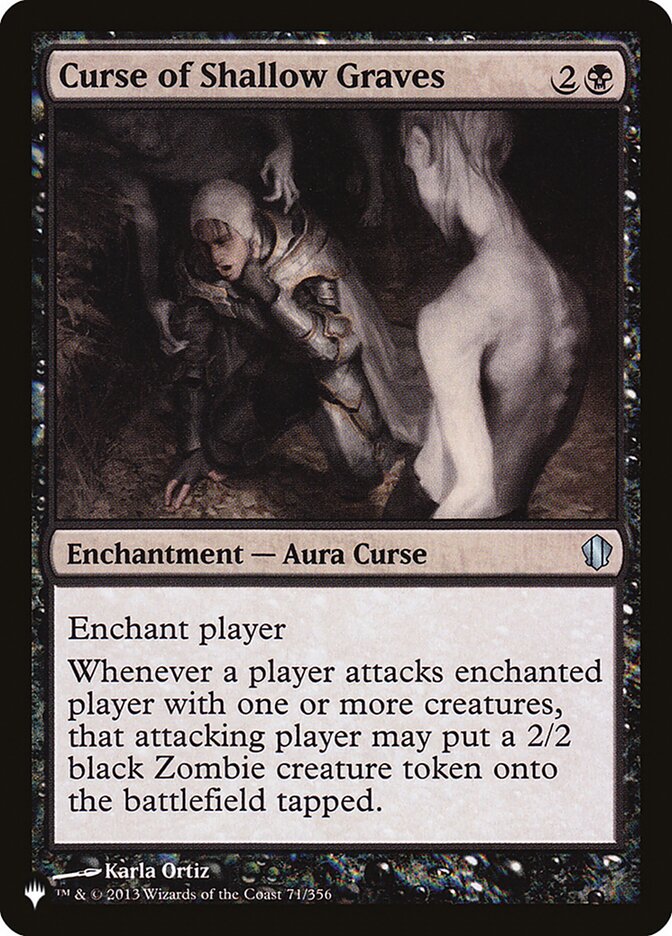 Curse of Shallow Graves - Magic: The Gathering - MoxLand