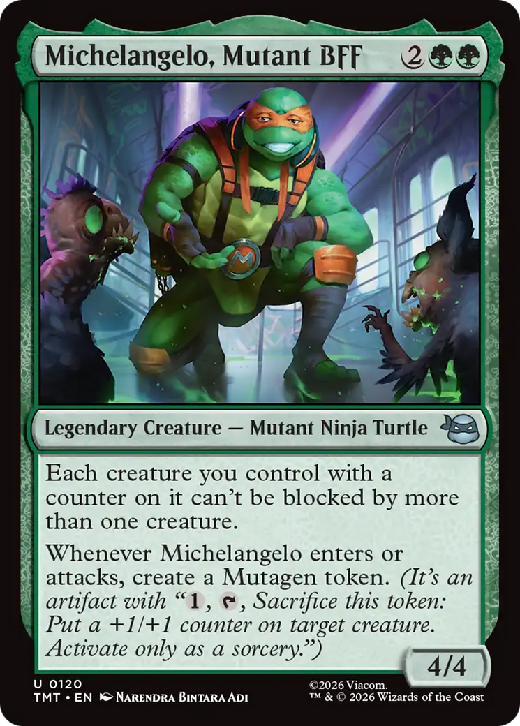 Michelangelo, Mutant BFF - Magic: The Gathering - MoxLand