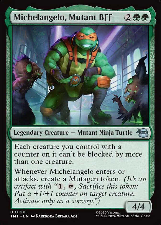 Michelangelo, Mutant BFF - Magic: The Gathering - MoxLand
