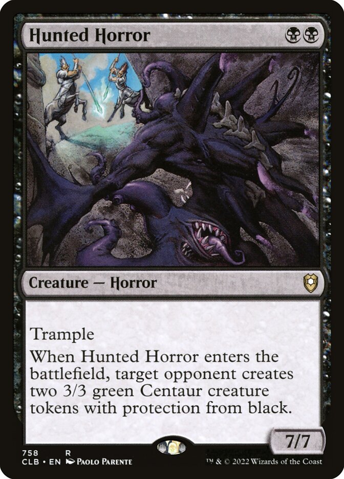Horror Caçado / Hunted Horror - Magic: The Gathering - MoxLand
