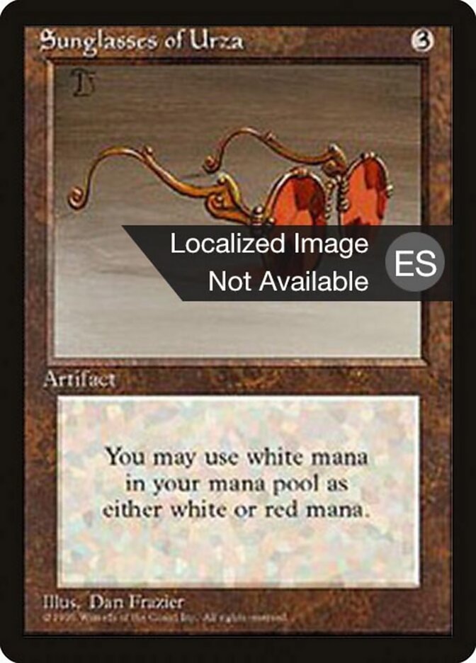 Óculos de Sol de Urza / Sunglasses of Urza - Magic: The Gathering - MoxLand