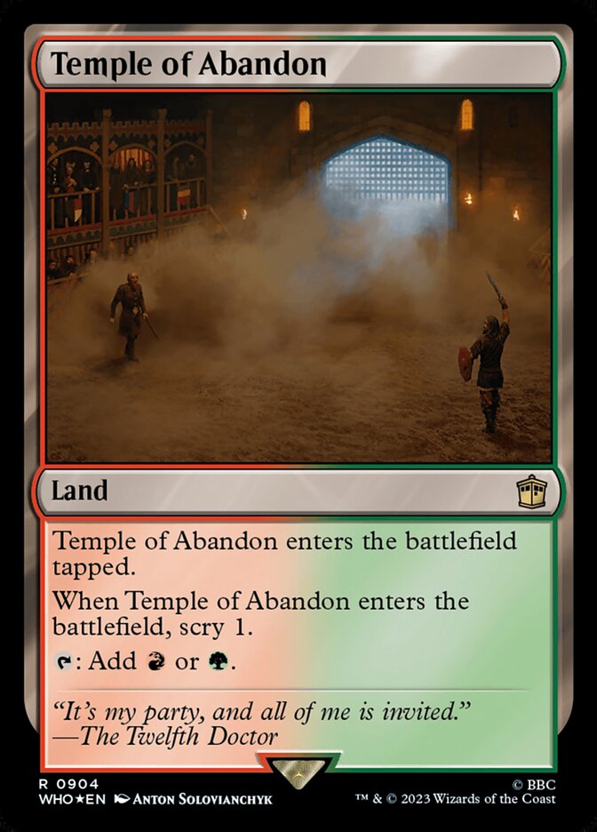 Templo do Abandono / Temple of Abandon - Magic: The Gathering - MoxLand