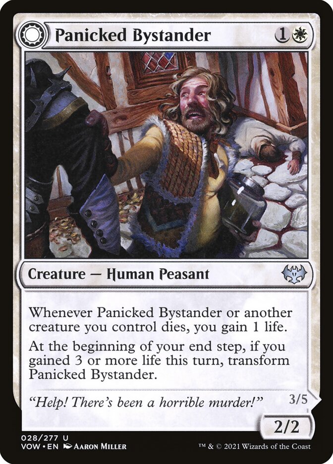 Espectador em Pânico / Panicked Bystander - Magic: The Gathering - MoxLand