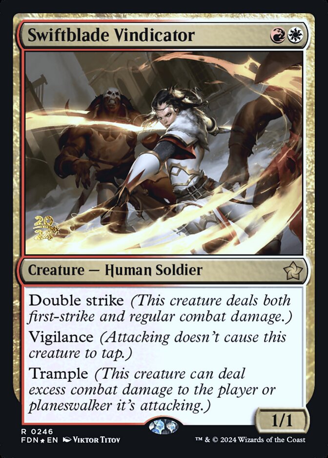 Vingadora Espada Veloz / Swiftblade Vindicator - Magic: The Gathering - MoxLand