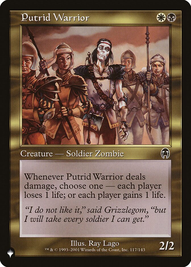 Guerreiro Pútrido / Putrid Warrior - Magic: The Gathering - MoxLand