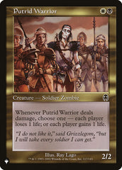 Guerreiro Pútrido / Putrid Warrior - Magic: The Gathering - MoxLand