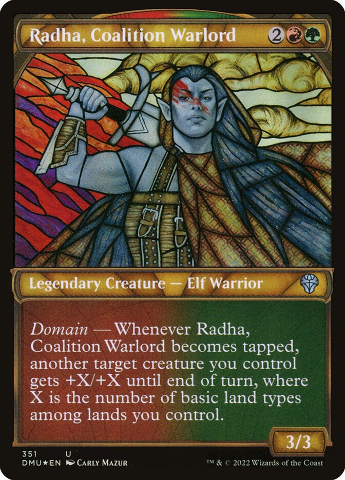 Radha, Senhora da Guerra da Coalizão / Radha, Coalition Warlord - Magic: The Gathering - MoxLand