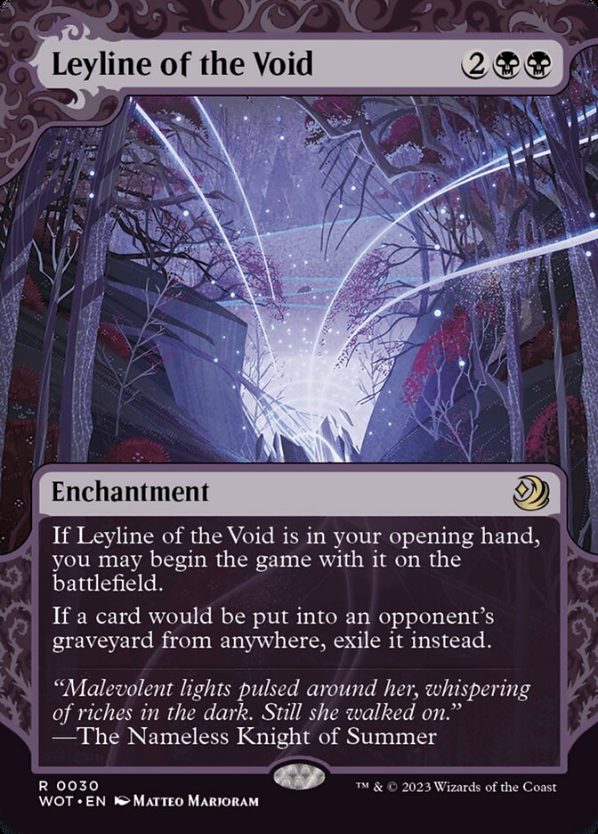 Linha de Força do Vácuo / Leyline of the Void - Magic: The Gathering - MoxLand