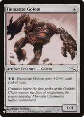Golem de Hematita / Hematite Golem - Magic: The Gathering - MoxLand