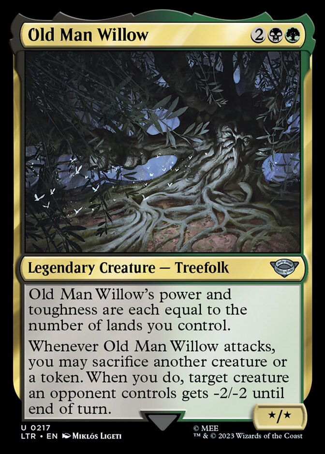 Velho Salgueiro-homem / Old Man Willow - Magic: The Gathering - MoxLand