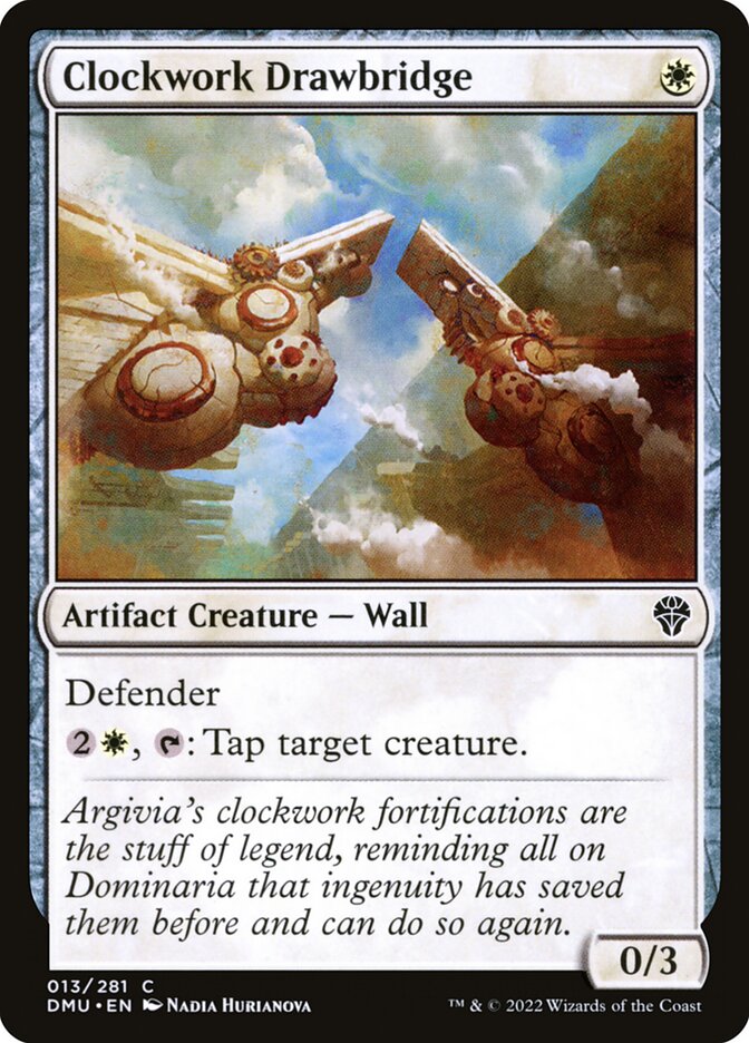 Ponte Levadiça Mecânica / Clockwork Drawbridge - Magic: The Gathering - MoxLand