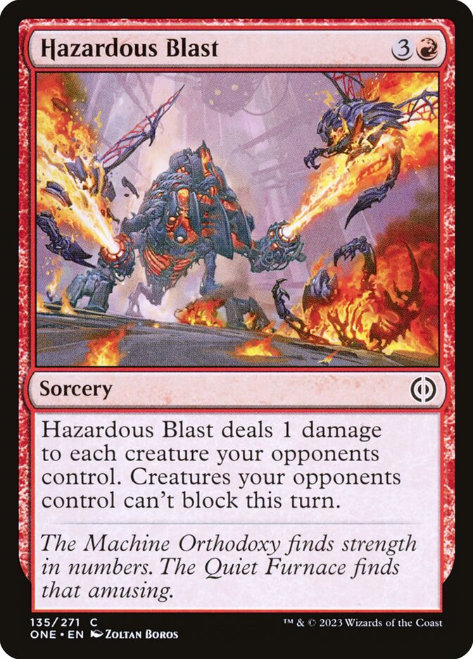 Rajada Perigosa / Hazardous Blast - Magic: The Gathering - MoxLand